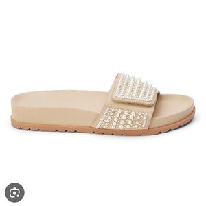 Coconuts by Matisse Tan Slide Sandals